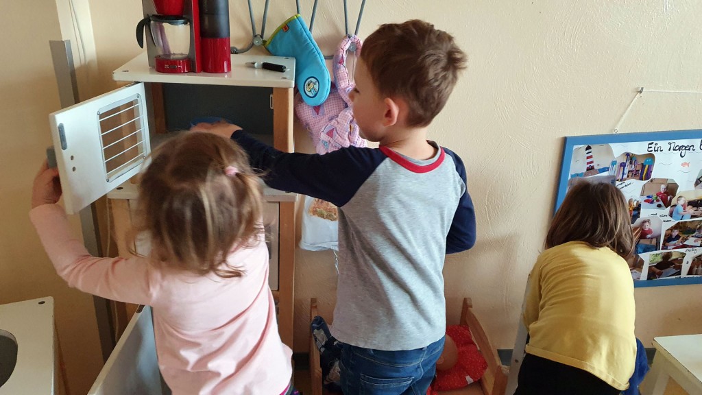 Kinder in der Kita Kleinblittersdorf