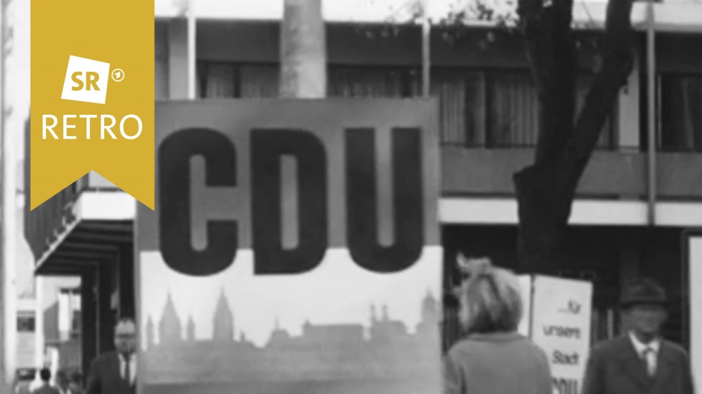 CDU Wahlplakat in Mainz
