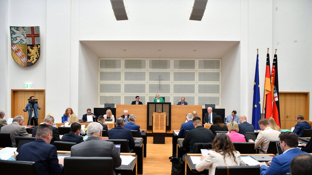 Plenarsitzung im Landtag des Saarlandes
