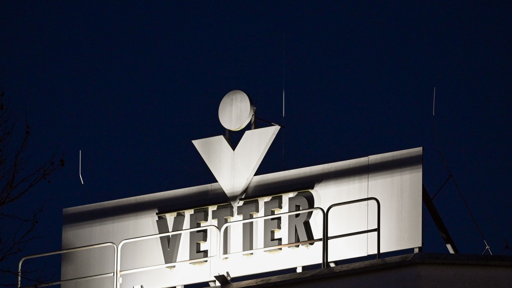 Das Logo des Pharmaunternehmens Vetter