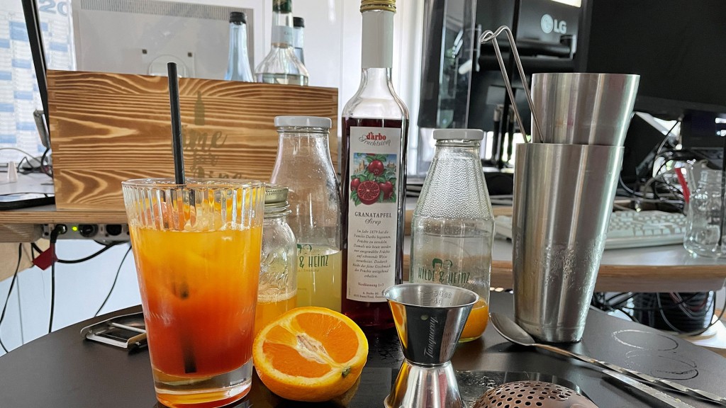Zutaten für einen alkoholfreien Cocktail