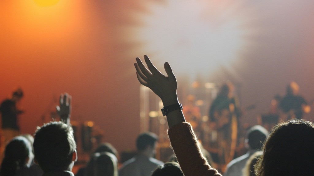 Publikum bei einem Konzert