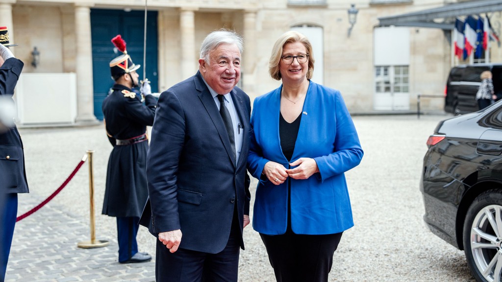 Anke Rehlinger auf Staatsbesuch in Paris