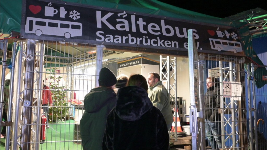 Kältebus in Saarbrücken 