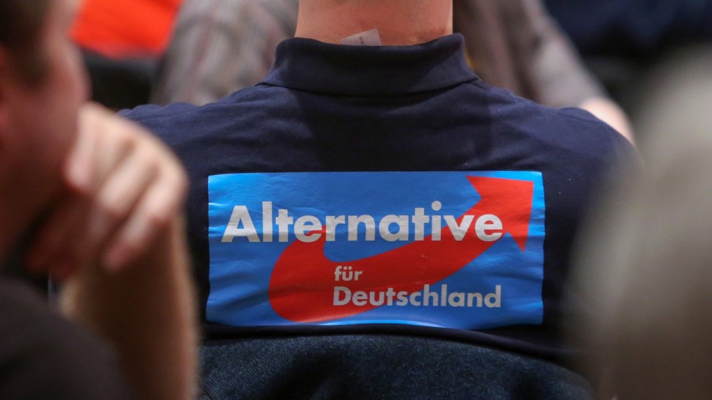 AfD-Logo auf einem T-Shirt