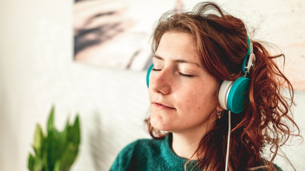 Musik hören mit dem Kopfhörer
