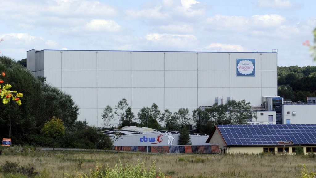 Tiefkühl-Pizza-Werk der Firma Nestlé Wagner in Nonnweiler-Otzenhausen.