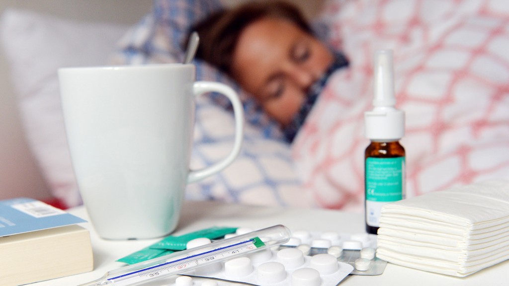 Medikamente auf einen Nachttisch