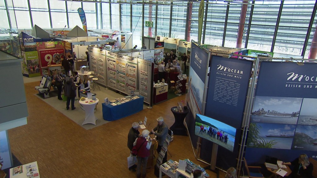 Blick auf die Reisen & Freizeit Messe Saar 