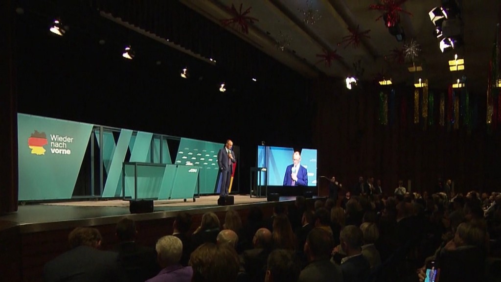 Friedrich Merz bei der CDU-Wahkampfveranstaltung in St. Ingbert
