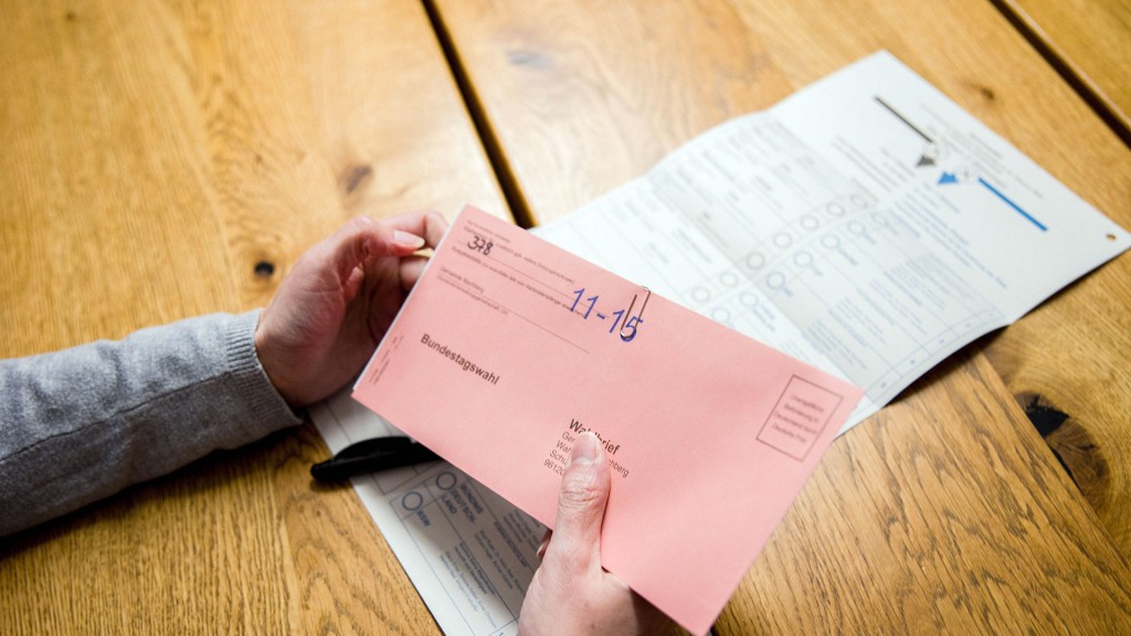 Briefwahl-Unterlagen für die Bundestagswahl 2025