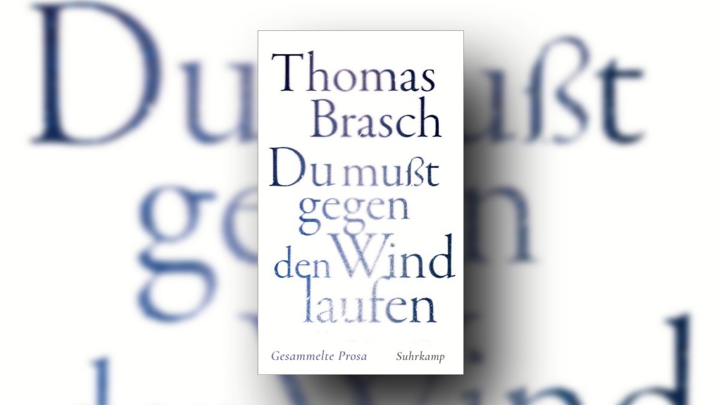 Buch-Cover: Thomas Brasch - Du musst gegen den Wind laufen