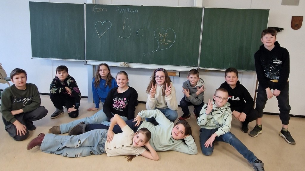 Schülerinnen und Schüler GemS Eppelborn Klasse 5c