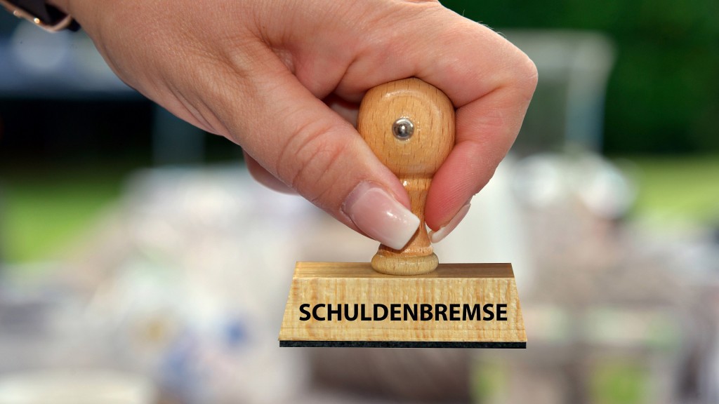 Ein Stempel mit der Aufschrift Schuldenbremse