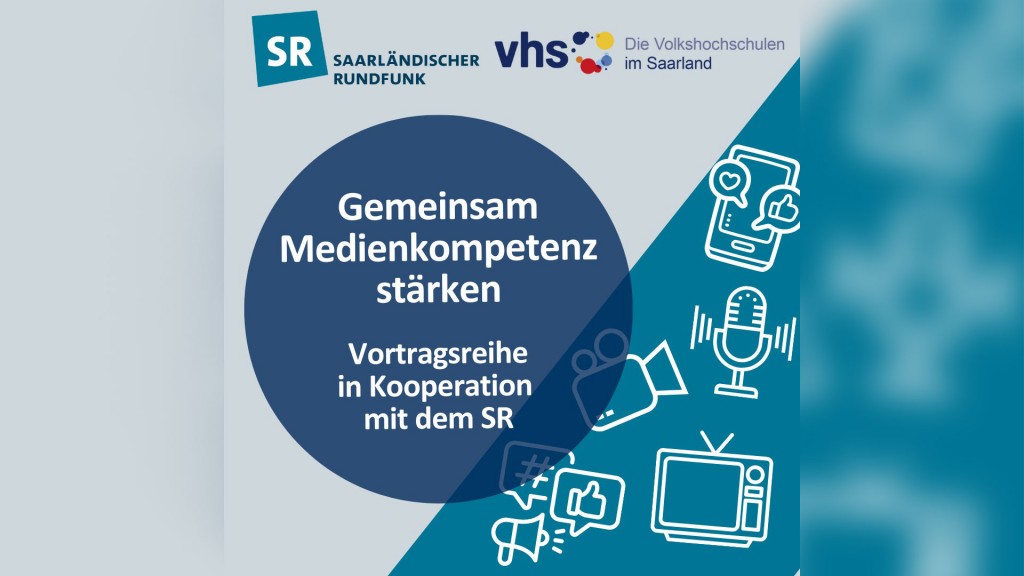 Vortragsreihe im Sommersemester 2025 „Gemeinsam Medienkompetenz stärken“ an der VHS Saarland in Kooperation mit dem SR