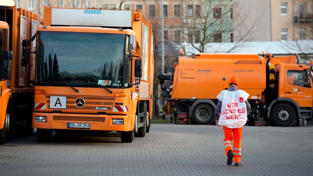 Foto: Streik bei der Müllabfuhr
