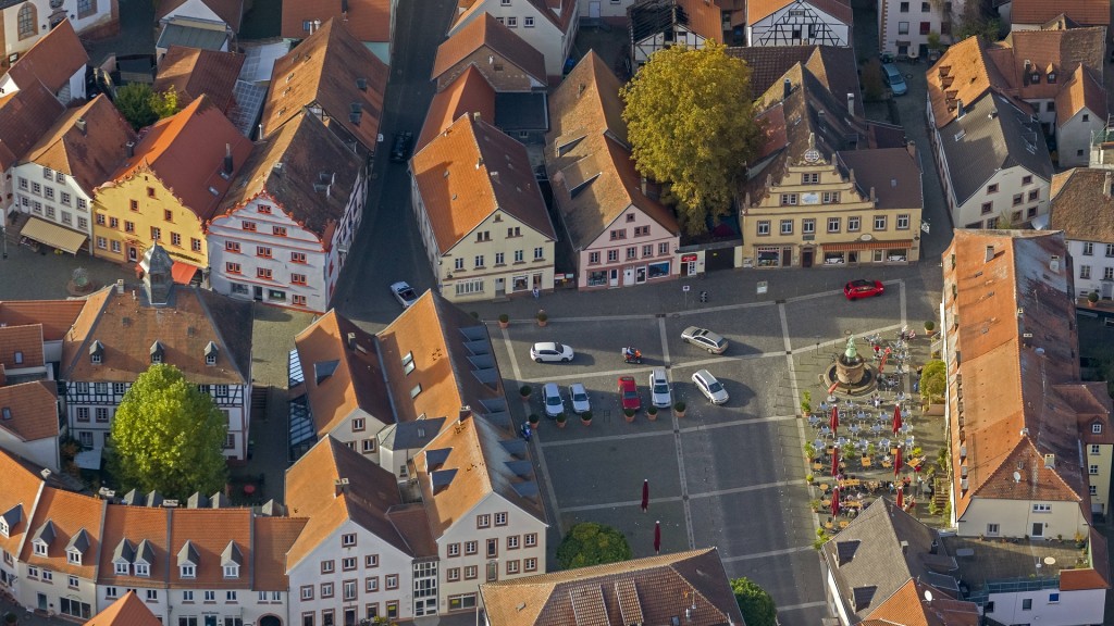 Blick auf die Altstadt von Ottweiler