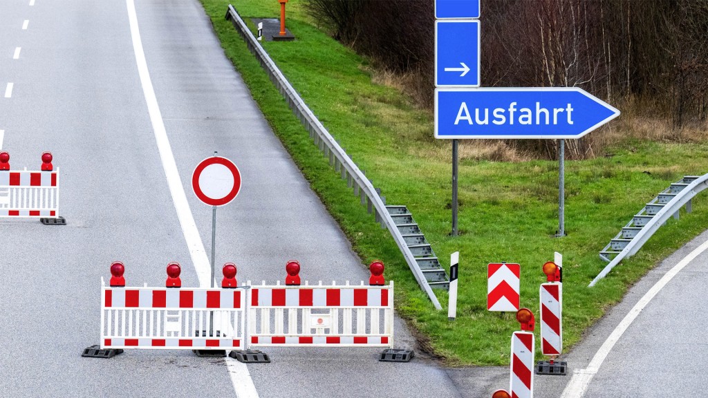 Autobahn-Sperrung