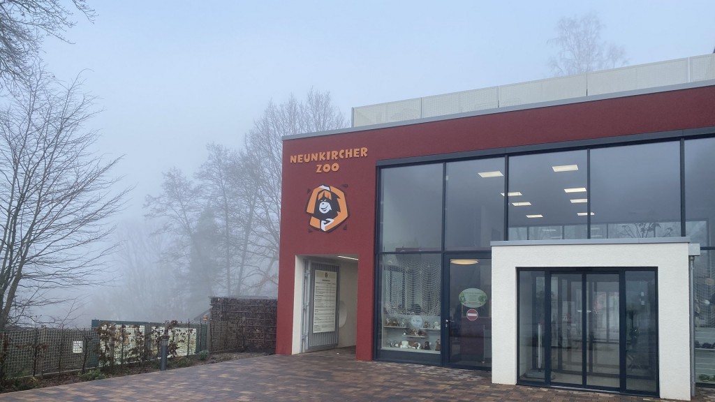 Foto: Eingang des Neunkircher Zoos