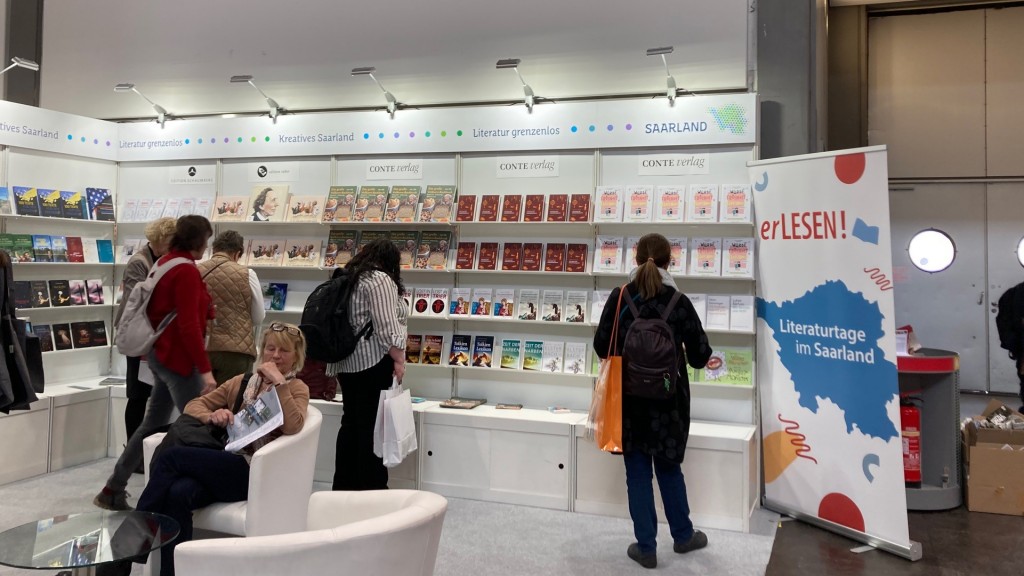 Saarlandstand auf der Leipziger Buchmesse