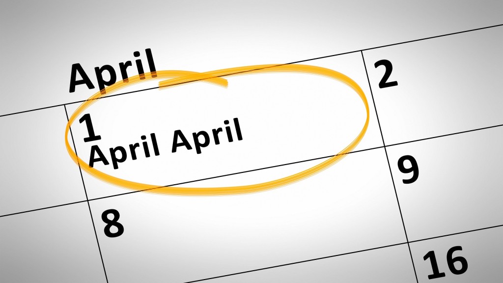 Kalender 1. April