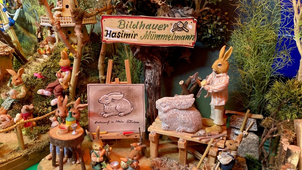 Hasendorf auf dem Ostermarkt St. Wendel