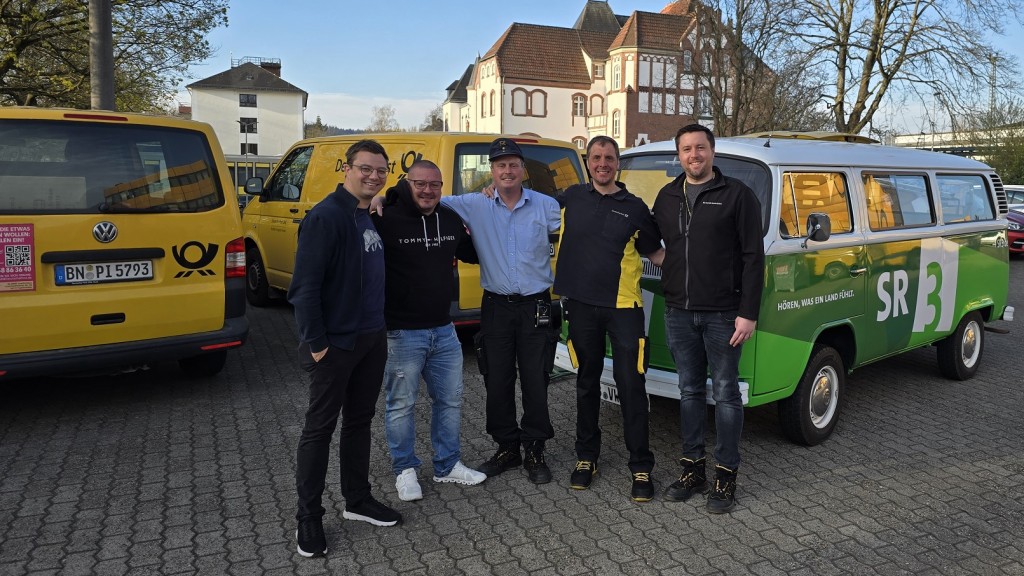 Das GuMo-Mobil bei Posti-Ingo in St. Wendel
