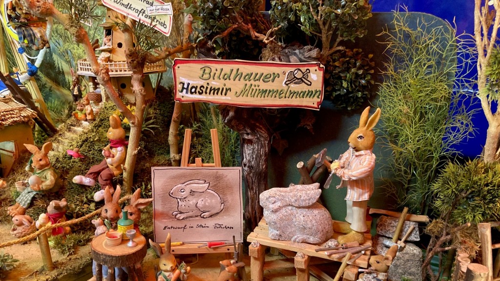 Hasendorf auf dem Ostermarkt St. Wendel