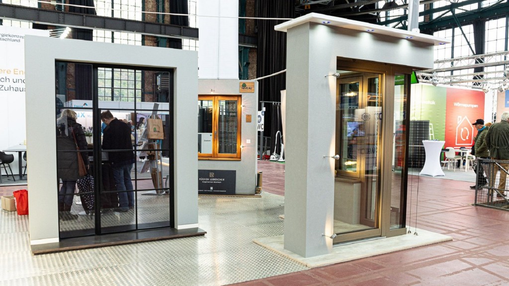Aussteller im E-Werk auf der Haus & Garten Messe, Saarbrücken
