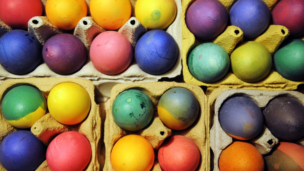 Bunte Ostereier