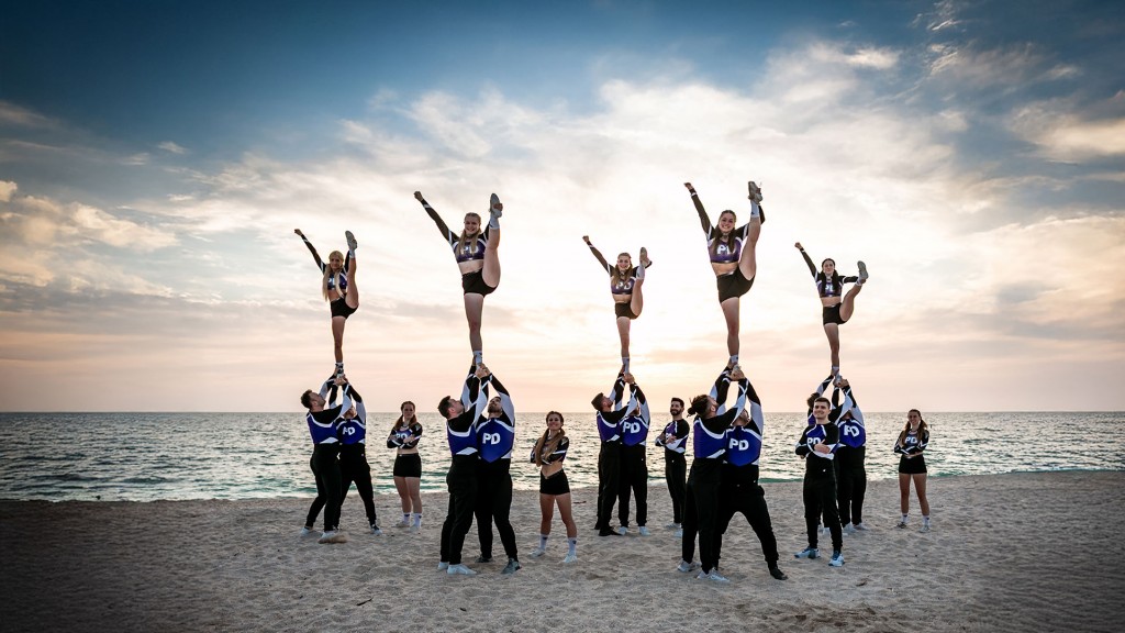 Das Team der Purple Diamonds beim Stunt
