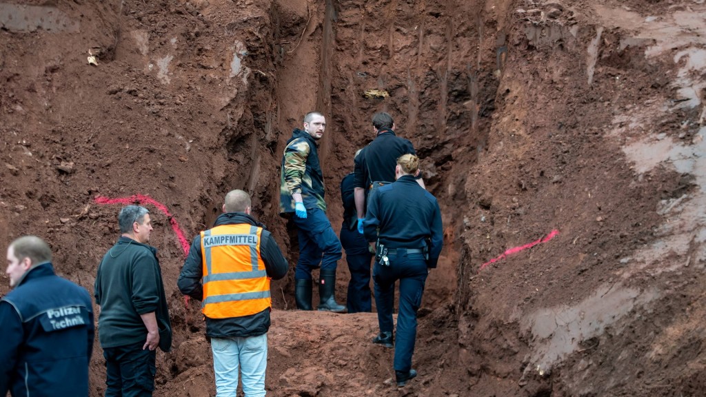 Knochenfund bei den Baumaßnahmen zur Hangsicherung am Sonnenberg in Güdingen