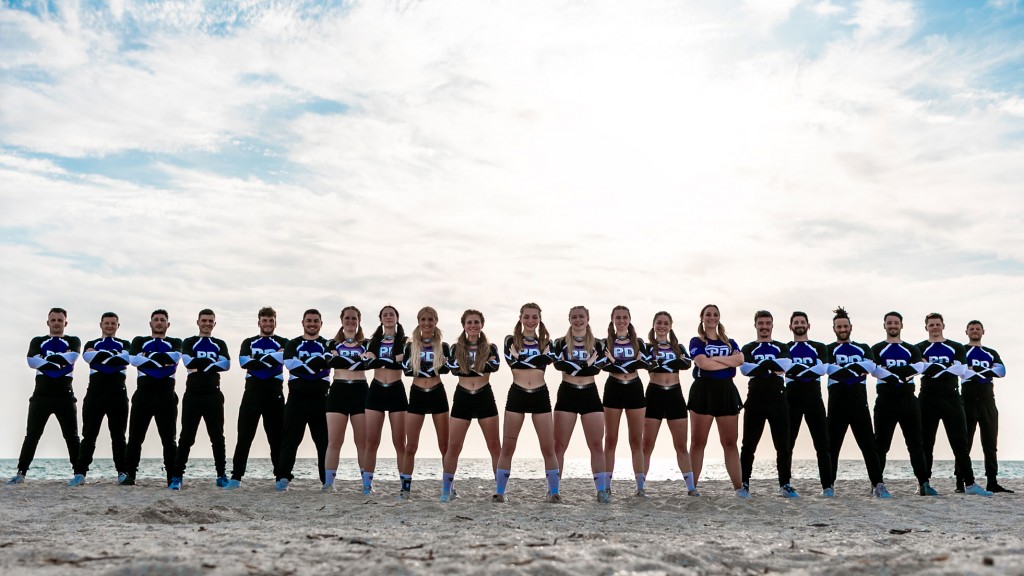 Das Cheersport-Team Puple Diamonds aus St. Wendel