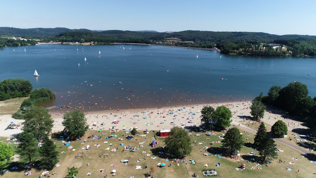 Das Strandbad am Bostalsee