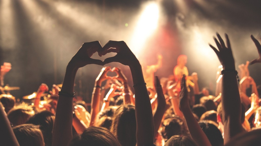 Menschen auf einem Konzert