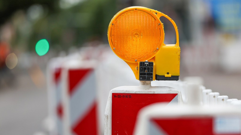 Straßensperrung (Symbolbild)