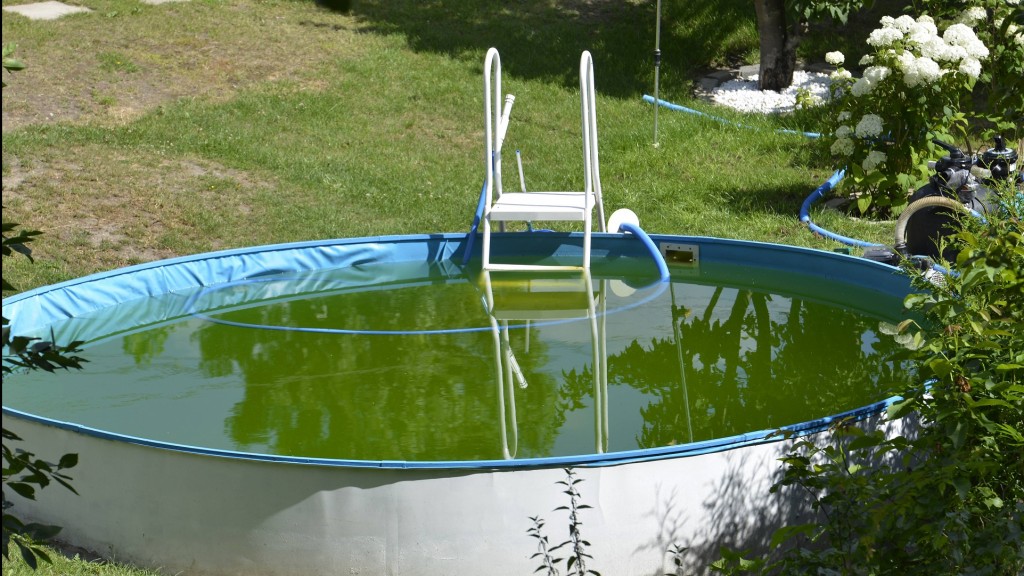 Swimmingpool in einem Garten