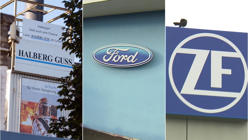 Vertreter der Saar-Industrie: Halberg Guss, Ford, ZF