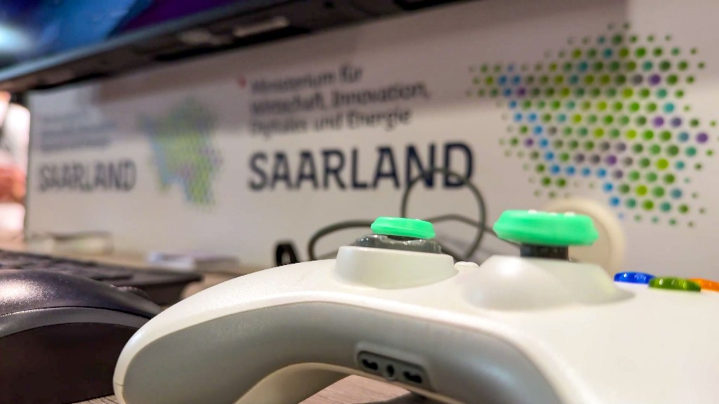 Saarländischer Ausstellungsstand bei der Gamescom 2025 in Köln