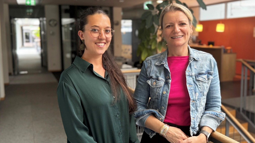 Lea Schäfer und Meike Kartes von der Asko Europa Stiftung