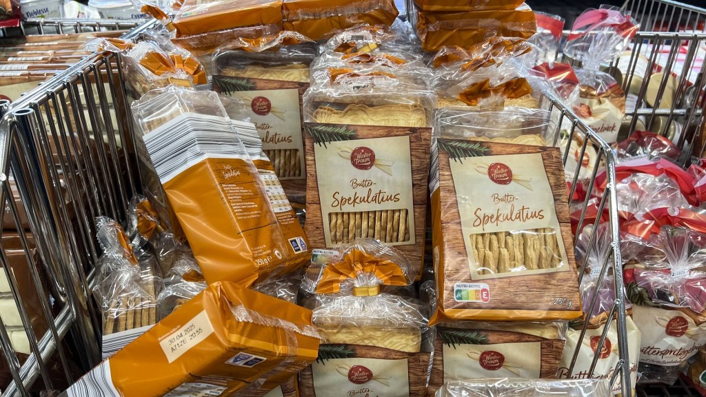Weihnachtsgebäck Butter Spekulatius