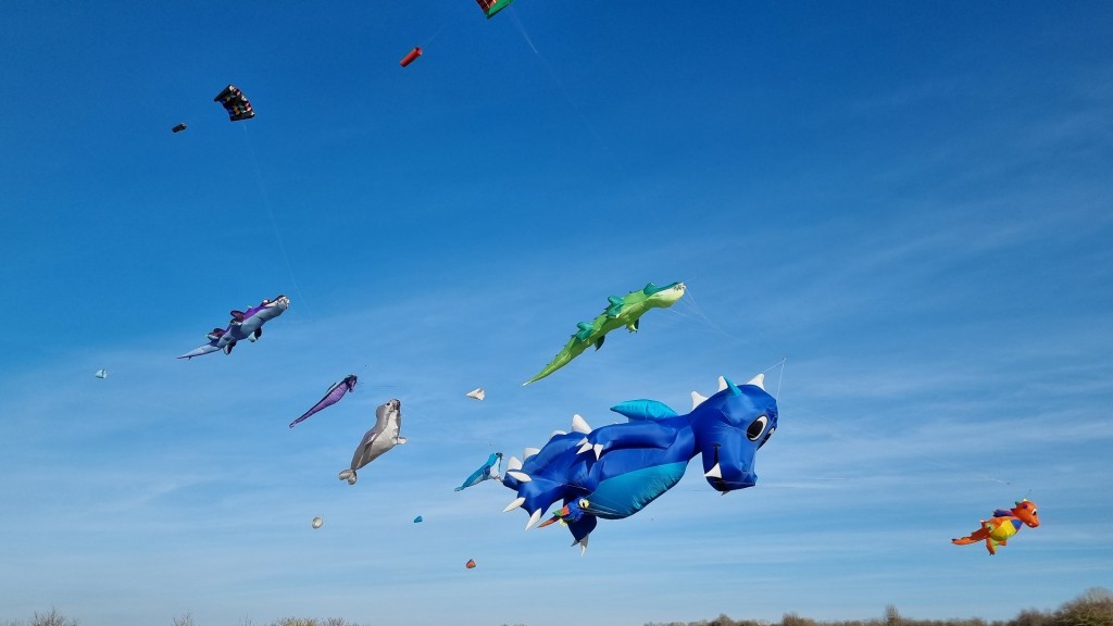 Drachen am Himmel