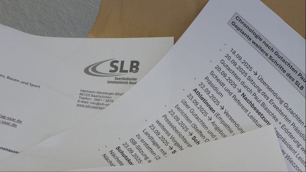 Gutachten für den saarländischen Leichtathletik-Verband