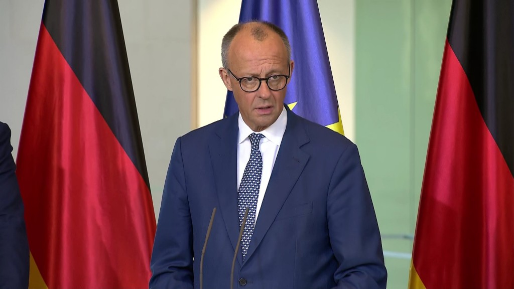 Foto: Friedrich Merz beim Stahlgipfel