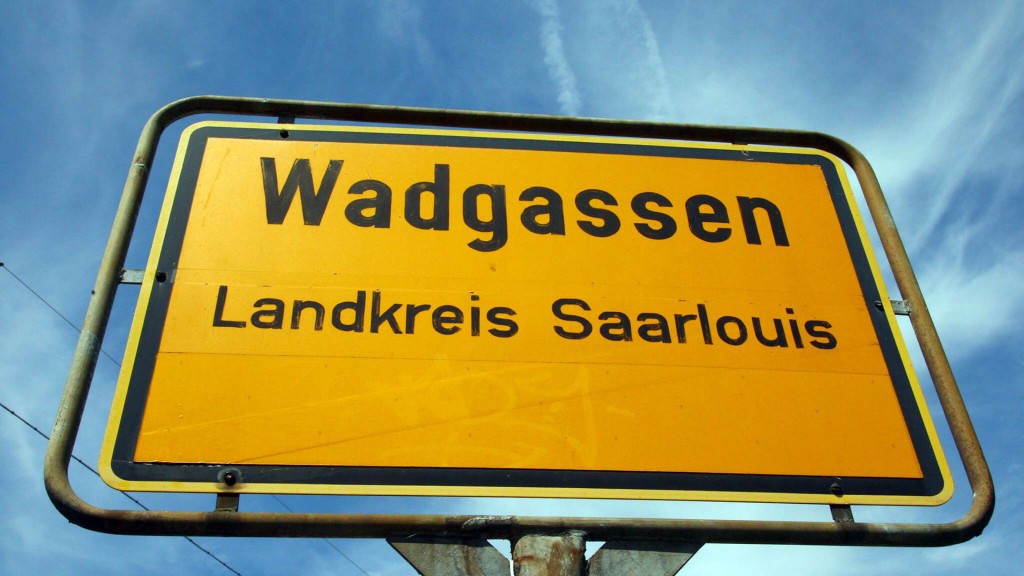 Ortsschild Wadgassen