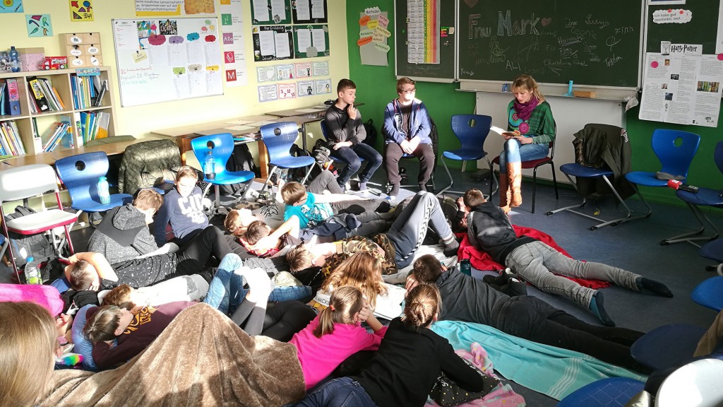 Bundesweiter Vorlesetag in der Max von der Grün Schule in Merchweiler (Archiv)