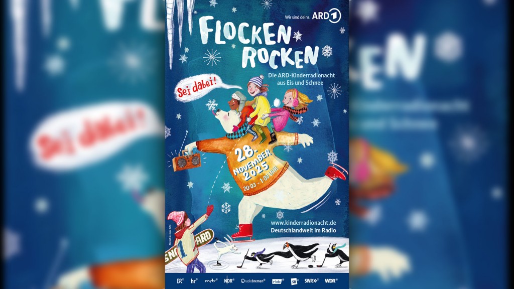 Plakat der 'ARD Kinderradionacht 2025'
