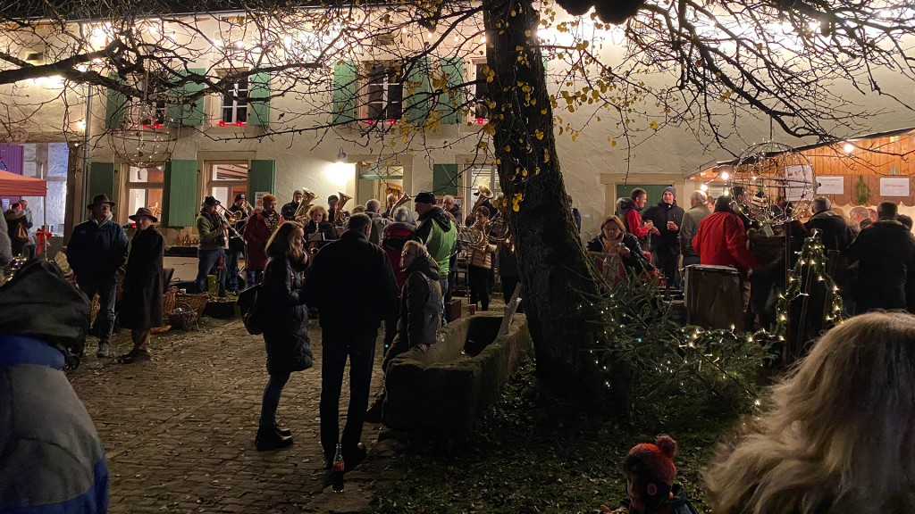 Impression der vergangenen Ausgabe des Adventsmarkts in Gisingen
