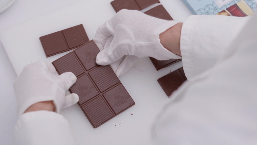 Foto: Milchschokolade im Labor