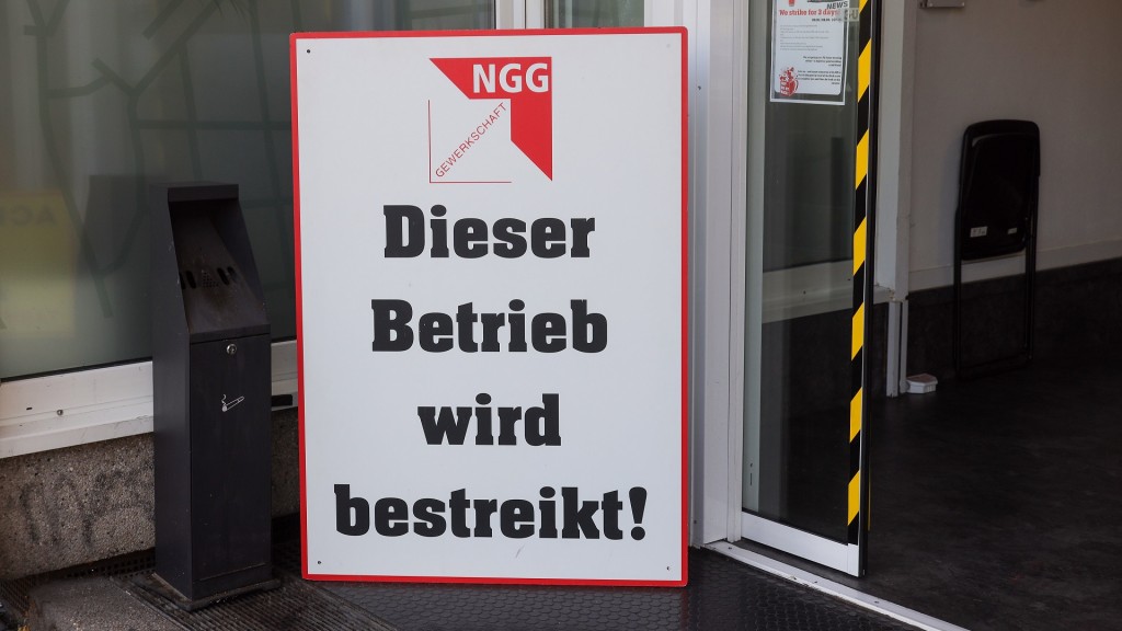 NGG-Streikschild